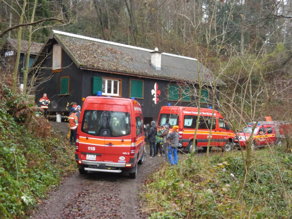 Feuerwehrübung Pfadiheim